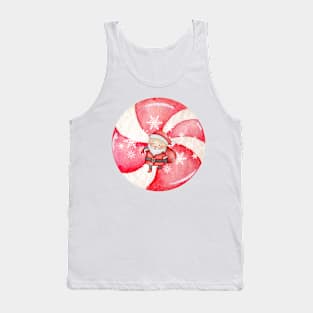 Peppermint Santa Tank Top